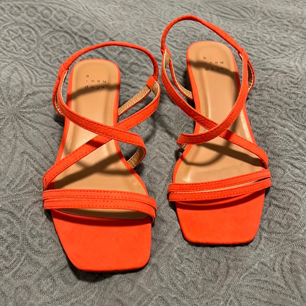 A New Day Red Sandals